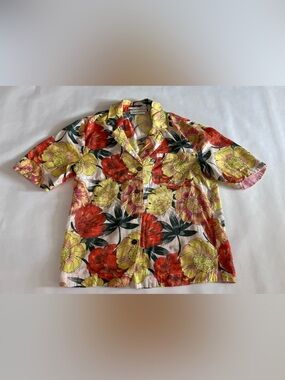 Scotch & Soda Floral Sun Seekers Top — Yellow & Red